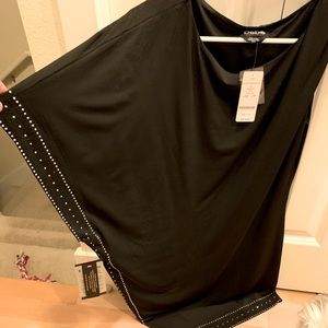 Bebe One Shoulder Embellished Dress